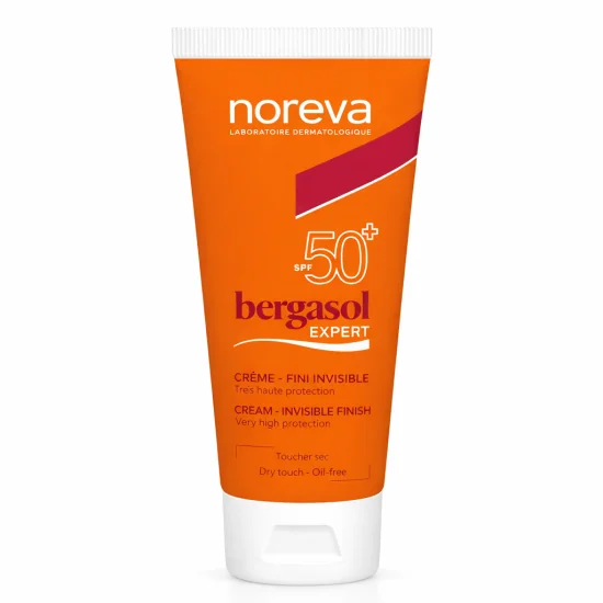 NOREVA BERGASOL - CRÈME FINI INVISIBLE SPF50+ PEAUX SECHES 40ML