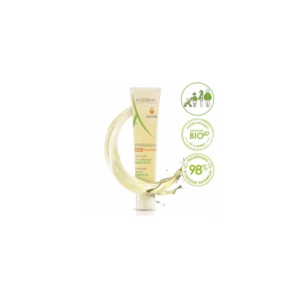 ADERMA EPITHELIALE A.H DUO MASSAGE 40ML GEL-HUILE CICATRICES ET VER...