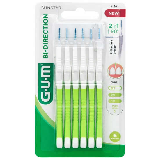GUM - BI-DIRECTION 6 PIECES 2114