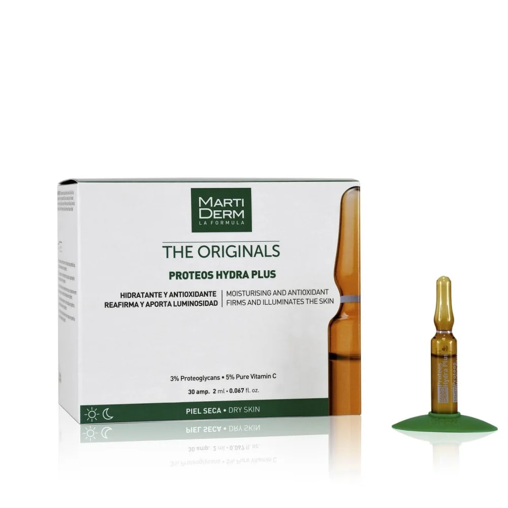 MARTIDERM The originals Proteos hydra plus 10 ampoules - peau seche...