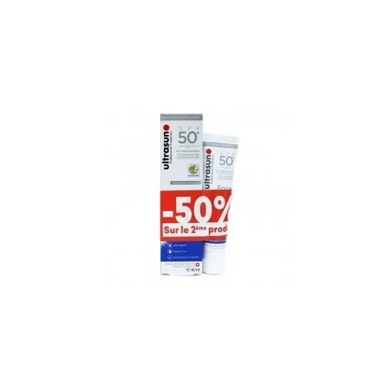 ULTRASUN FACE SPF50+ ANTI-AGE & ANTI-PIGMENTATION 40ml PACK DE 2 po...
