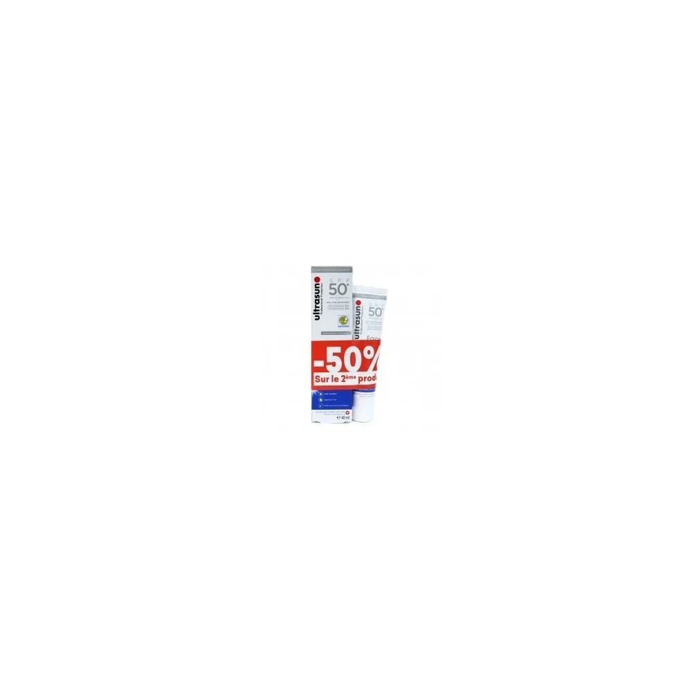 ULTRASUN FACE SPF50+ ANTI-AGE & ANTI-PIGMENTATION 40ml PACK DE 2 po...