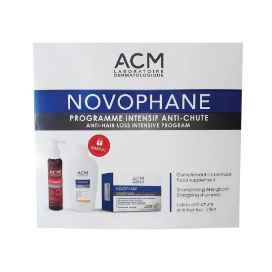 NOVOPHANE PACK ANTICHUTE PROGRAMME INTENSIF ANTI-CHUTE pour Beauté