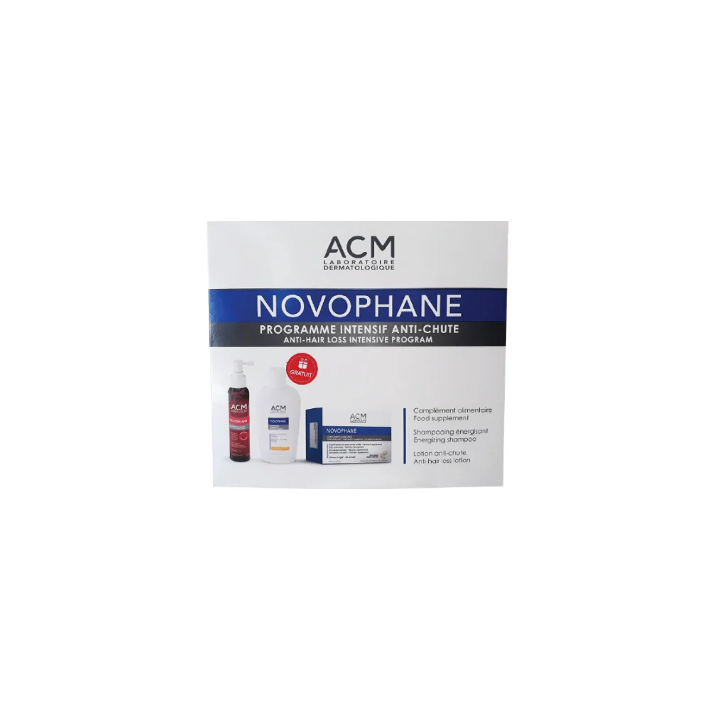 NOVOPHANE PACK ANTICHUTE PROGRAMME INTENSIF ANTI-CHUTE pour Beauté