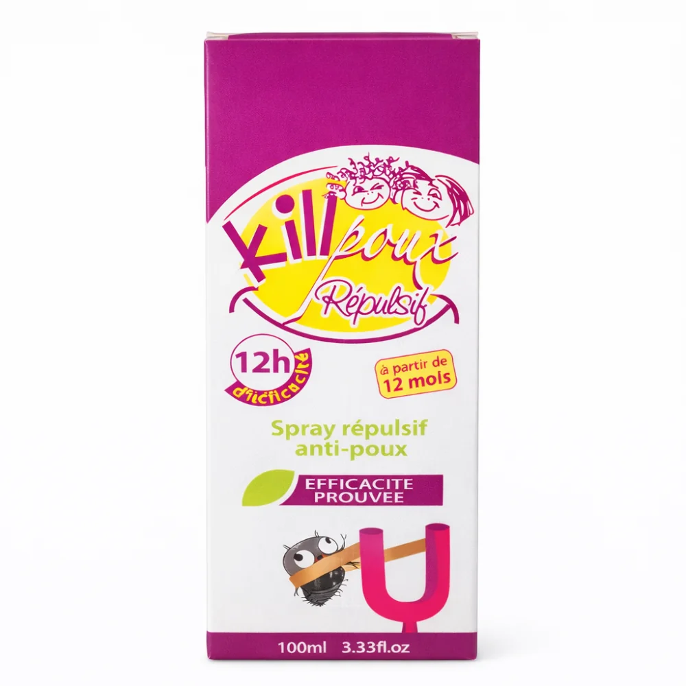 KILLPOUX - SPRAY REPULSIF ANTI POUX 100ML
