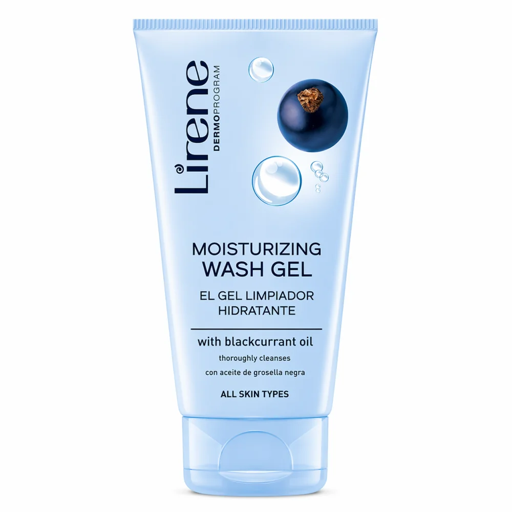 LIRENE Gel Nettoyant À L’huile De Cassis 150ml‎ Peau Sèche pour Beauté